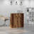 17 Stories Reception Desk Brown Oak 100X50x103.5 Cm Engineered Wood-1949150595