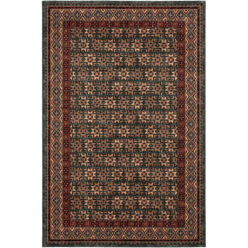 Oriental Wool 135cm X 200cm Area Rug, Blue, Rectangle 240 x 340 cm