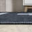 Linfert Geometric Medallion Machine-Washable Navy/Light Gray Rug-893749940
