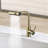 Deck Mounted Single Hole Single Handle Pull-Down Bathroom Sink Faucet-116626521