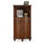 Retro Brown Solid Wood Corner cabinet