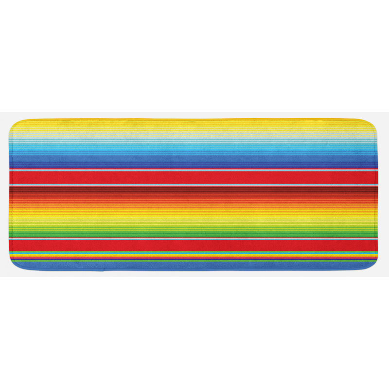 Tapis de cuisine abstrait