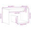 Gniya Floor Shelf End Table-538814738-538814737
