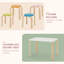 Ensemble de table et chaises pour enfants