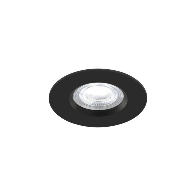 Caelin LED Flush Mount, Black