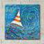 Breakwater Bay «Set Sail» par Estelle Grengs, art mural en verre acrylique-1025388193