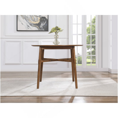 Oslo - Table de comptoir ronde - Brun foncé