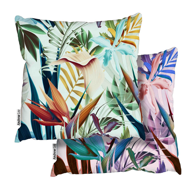 Square Throw Cushion, 45cm H x 45cm W x 10cm D