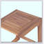 Table d'appoint en forme de C en bois d'acacia Ashwell, durable et polyvalente pour les espaces de vie modernes avec une mobilité en douceur