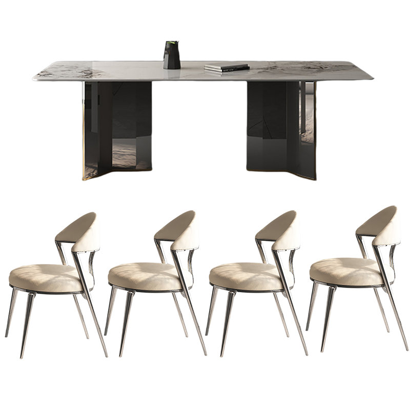 Ensemble de salle à manger rectangulaire Tareka, H 29,5 po x L 55,1 po x l 31,5 po
