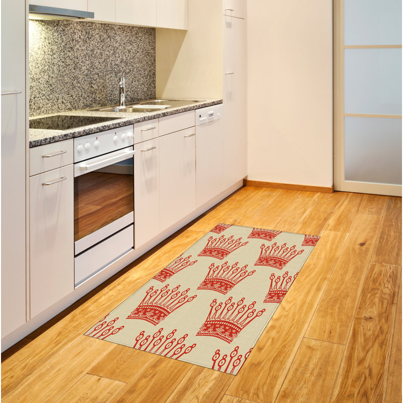 Tapis décoratif à longs fibres en polyester à haute densité pour grand lit Queen, Rectangle 2 pi 7 po x 5 pi