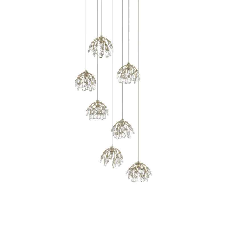 Luminaire suspendu en cristal 7 lumières