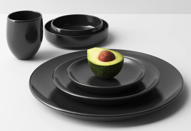 Black Dinnerware