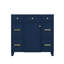 Meuble-lavabo 36 po avec lavabo en céramique robuste et portes polyvalentes avec tablettes et tiroirs spacieux-1726690135
