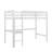 Twin Elevated Rubber Wood Loft Bed, Complete With Safety Guardrail, Integrated Desk, Ladder-1831519186