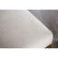 Banc de revêtement en tissu brun et blanc 1pc
