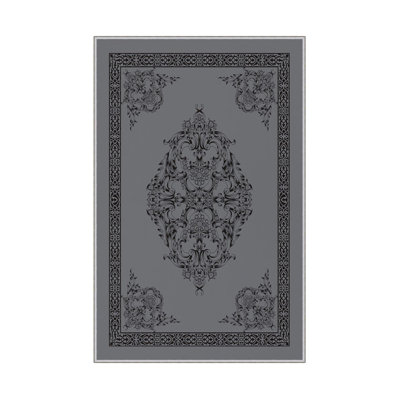 Antibacterial Hall Carpet, 3.3 x 9.8 ft, 100% Polyester, 650 g/m² | Non-Slip PVC Underside, 0.3 in Pile Height | Woven with 3D Digital Printing, Machine Washable, Durable & Stylish for Home Decor