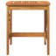 Table d'appoint vidaXL en bois d'acacia massif brun