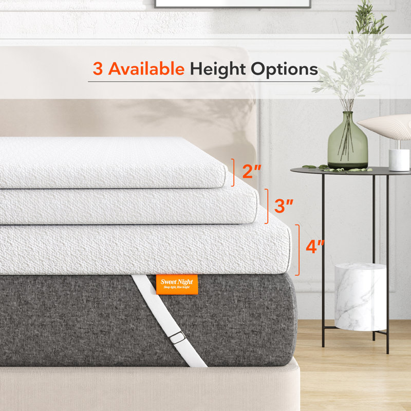 Surmatelas en mousse viscoélastique 3 ", Simple TG