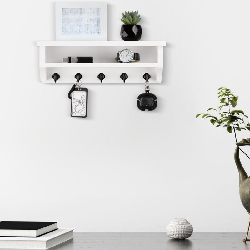 Solid Wood Wall Organizer