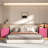Painted 3-Drawer Nightstand For Bedroom-585351904