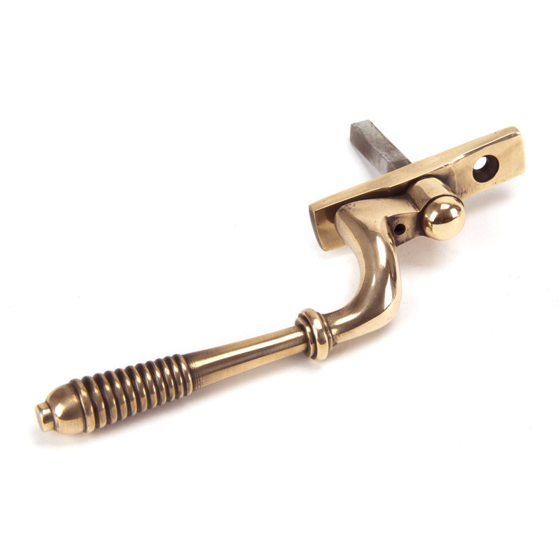 Reeded Espag Door Accessory, Polished Bronze