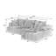Canapé modulaire surdimensionné en L Chenille-1181716025-1181716031