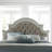 Colchester Queen Upholstered Panel Headboard - Antique White-1409521943-1401078557