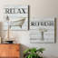 Relax Bath - ensemble de 2 reproductions sur toiles tendues-672843898