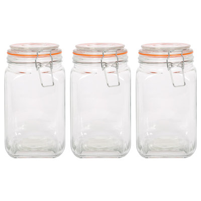 Glass Jar - Set of 3