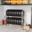 Support de rangement robuste et ajustable pour pneus - Support de rangement pour pneus à capacité de charge de 500 lb pour 8 pneus et plus, fabrication commerciale en acier