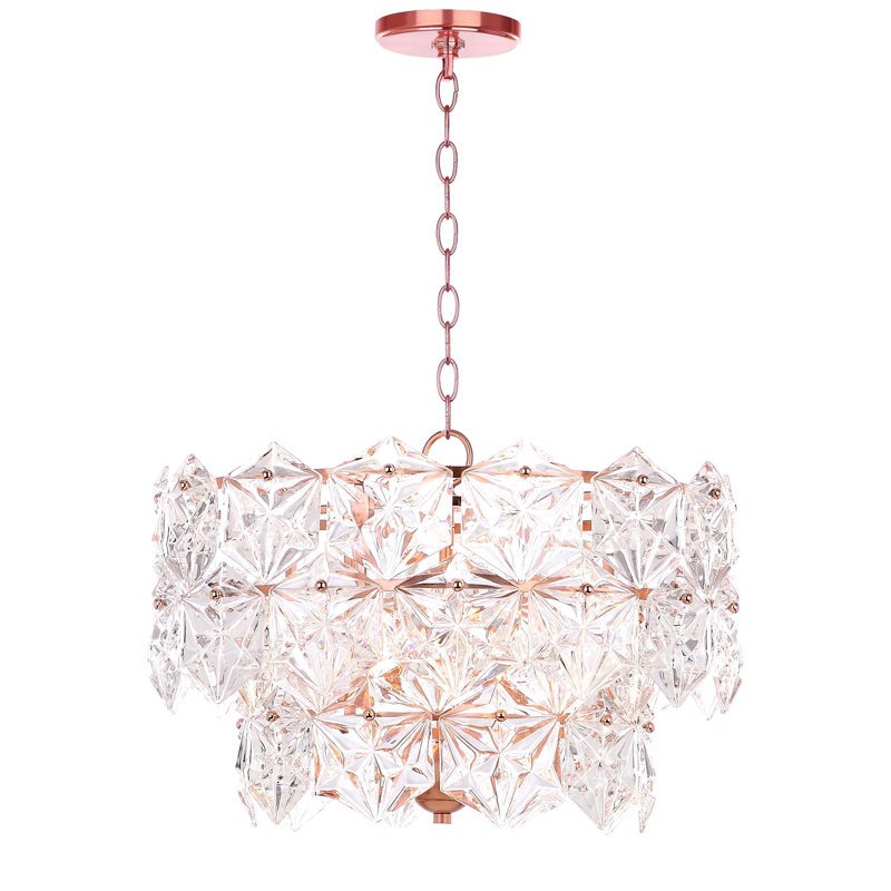 Thatcham 4 - Light Dimmable Tiered Chandelier
