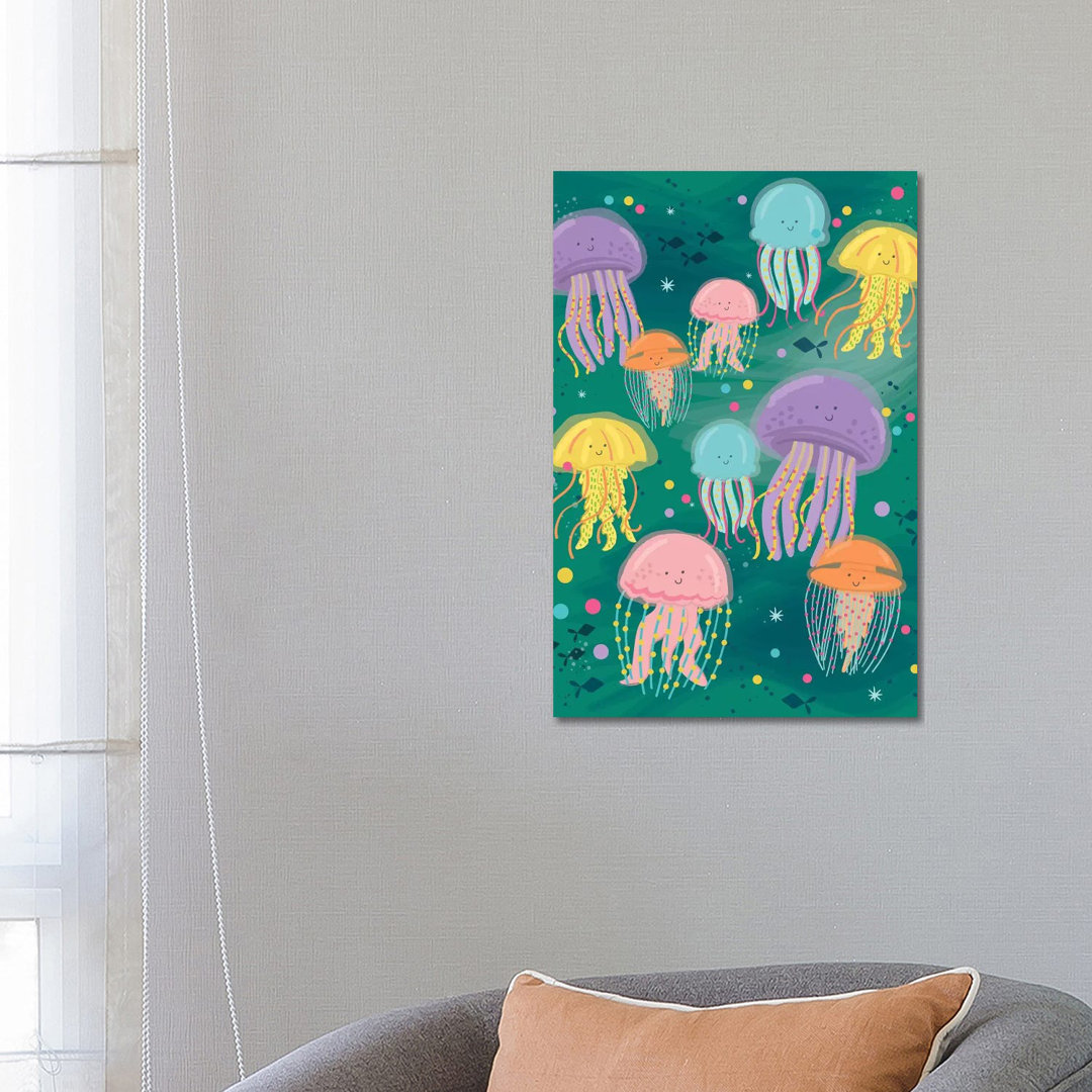 Coastal Nautical Under The Sea II by Lisa Whitebutton - Wrapped Canvas Gallery-Wrapped Canvas Giclée