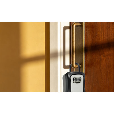 Key Box with Code, Waterproof Dustproof Combination Lock, Corrosion Resistant, Heavy Duty Key Safe for House Spare Keys, Realtors Home Garage Airbnb, Wall or Hook Mount