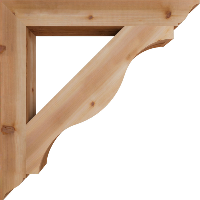 H 5,5 po x P 5,5 po, Cèdre rouge, H 46 po x l 5,5 po x P 46 po