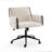 Jabali Extra Wide Boucle Upholstered Office Chair Swivel Desk Chair with Metal Frame-112473113