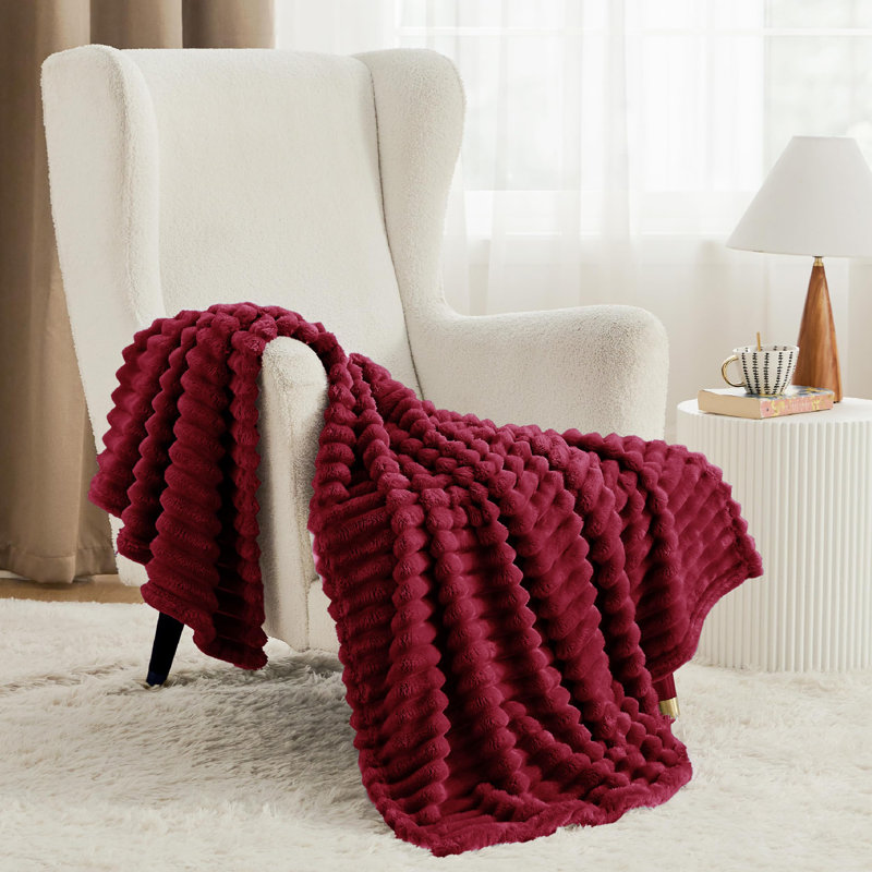 Bedsure Flannel Fleece Blanket for Girls, 300 GSM Soft and Cozy Blanket for Dorm & Home Decor, All-Season Gift, Frost Grey