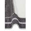 Tapis de couloir gris / crème en polyester tissé à plat 2 pi 6 po x 9 pi 10 po Chrysanthe-1229469155