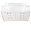 Commode Genoa G05790-D (sans miroir), blanc scintillant