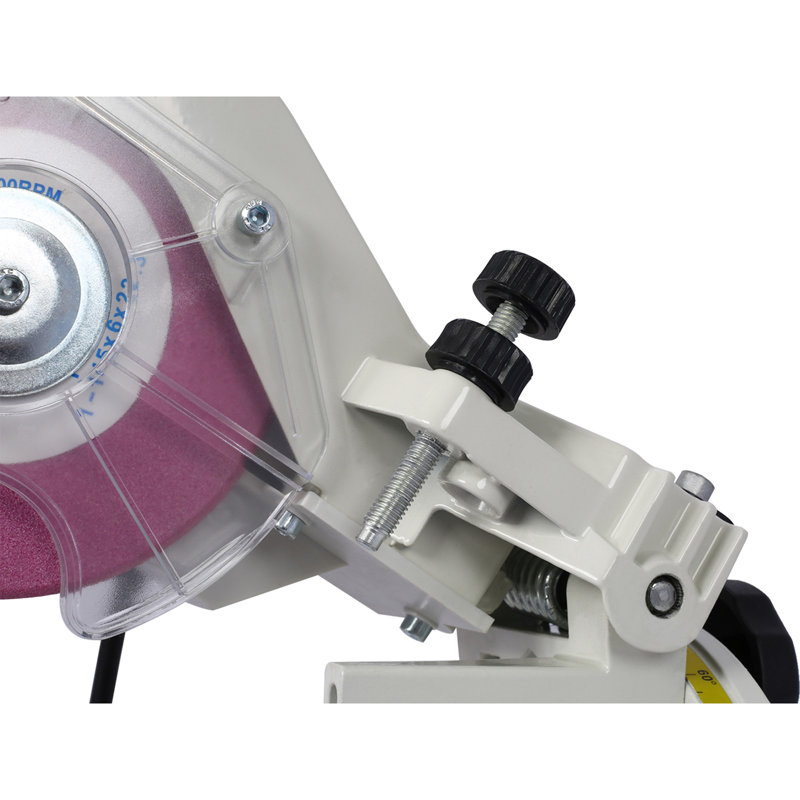 Affûteuse à chaîne professionnelle Multi-Angle réglable à meuleuse à chaîne 120 volts Affûteuse à chaîne universelle pour toutes les chaînes de scie à chaîne de couleur grise