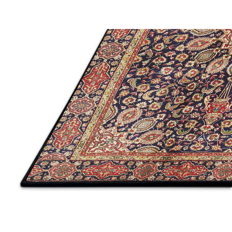 Tapis oriental rouge / bleu / brun, Rectangle 6 pi x 9 pi