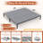 Bunkie Board King 76x80" Foldable Mattress Support Board for Bed Low Profile Breathable Noise Minimizing Bed Support-124612577