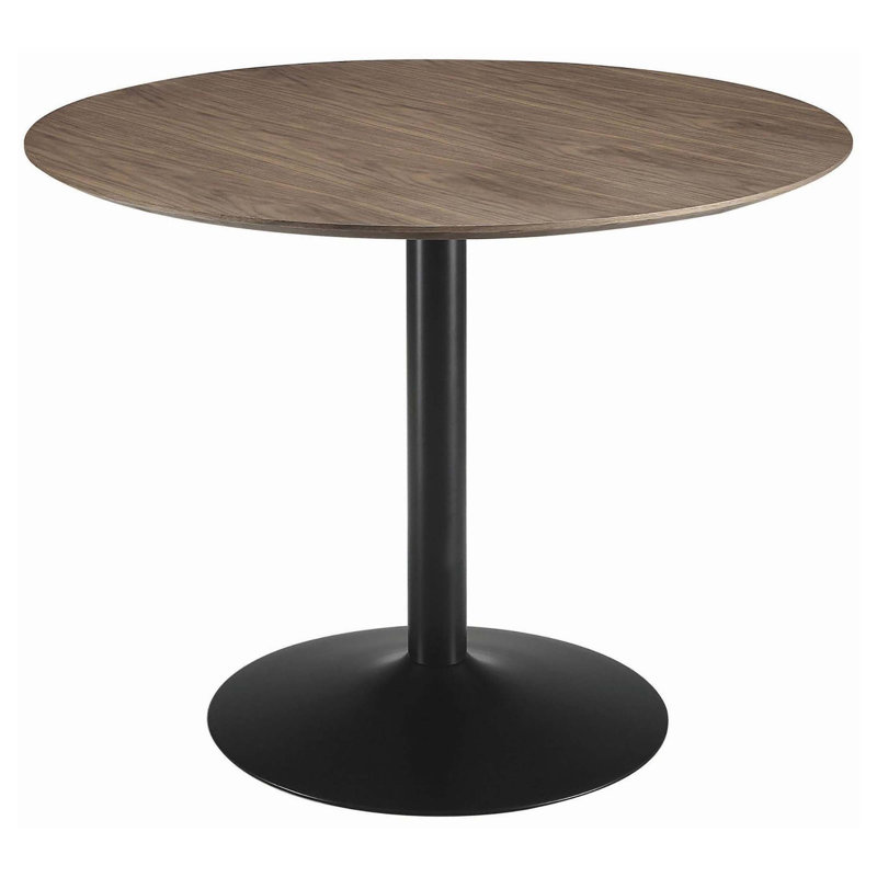 Table de salle à manger brune et noire