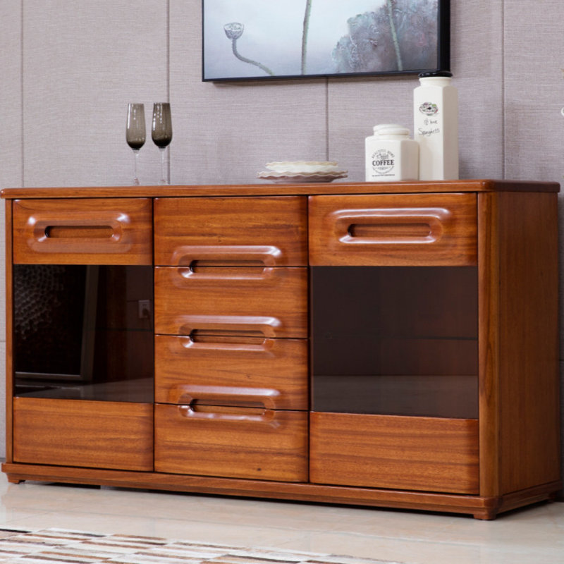 Solid Wood Retro Sideboard