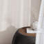 Repose-pieds rond moderne avec rangement - Table basse multifonction-1728439026-1728439027