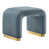 Cadet Blue/Brass Gold