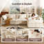 114 po Canapé modulaire confortable pour canapé-lit modulaire profond pour canapé-lit avec repose-pieds-126057426