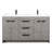 Wauconda Modern 72" Double Bathroom Vanity Set