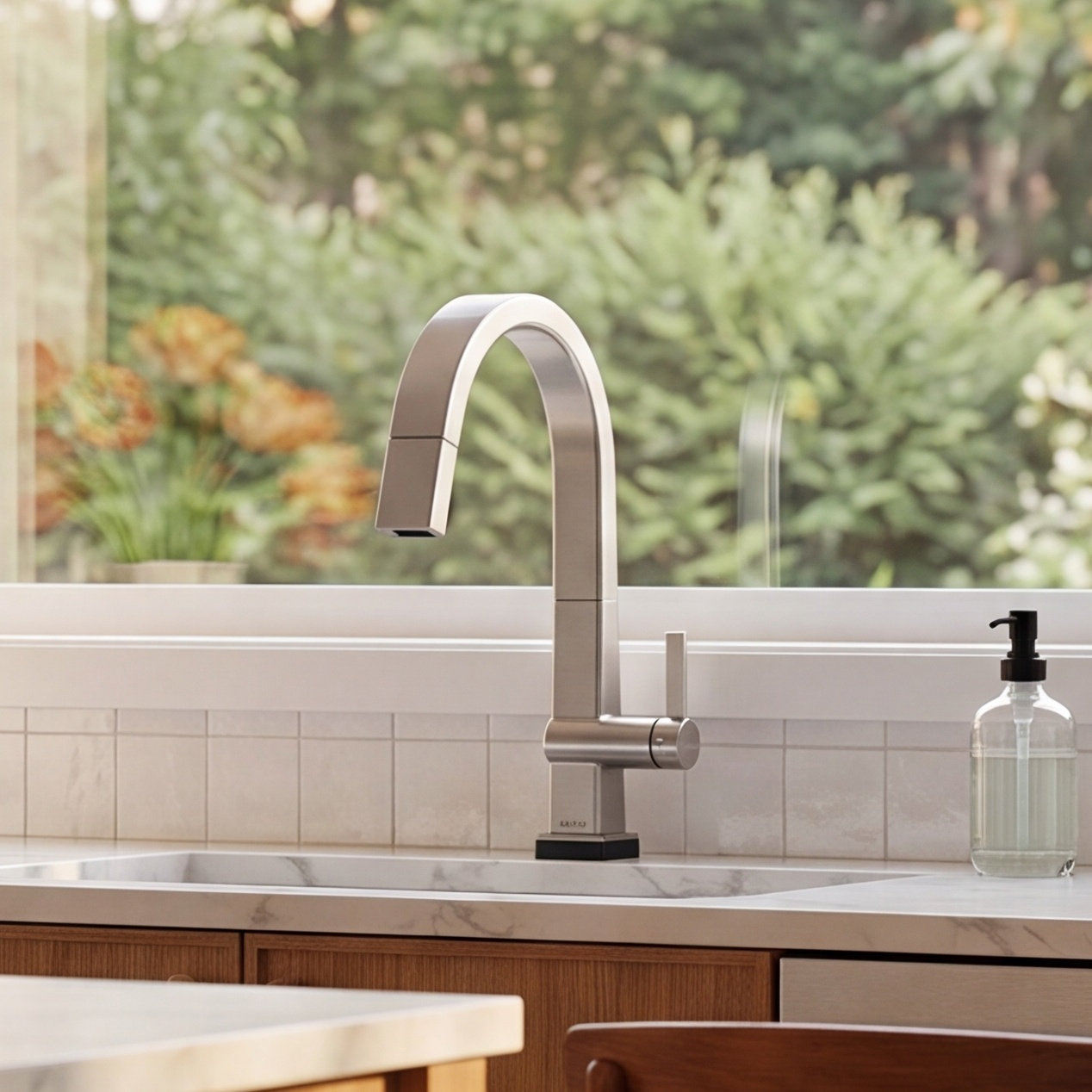 Pivotal Pull-Down Touch Kitchen Faucet, Arctic Stainless
