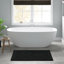 1 tapis de bain noir réversible en coton 3000 g / m² 24 pi x 72 po - Walk On Clouds, Feel, plateau de table 100% supérieur, durable-847683940